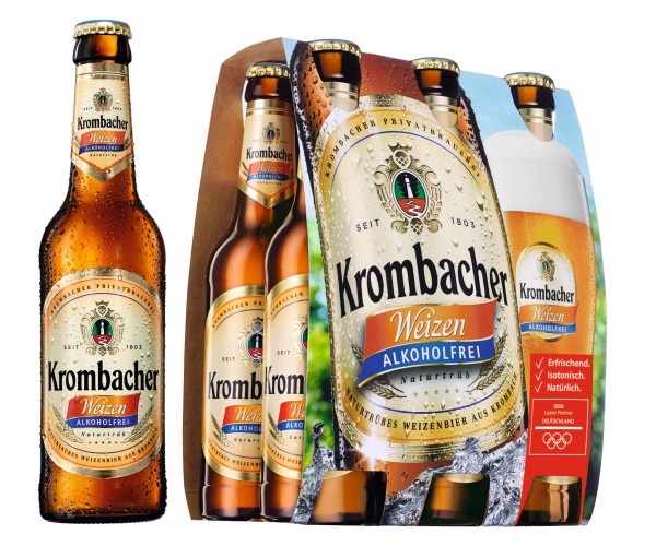 Bild von Krombacher Weizen alkoholfrei  6 x 0,33L