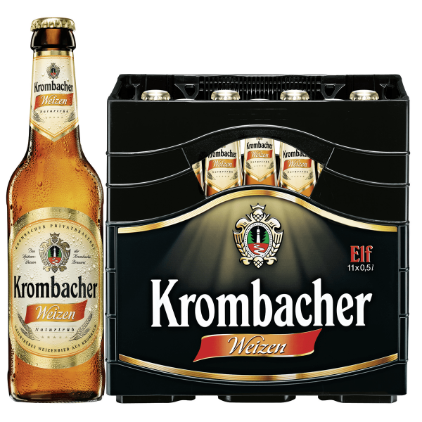 Bild von Krombacher Weizen  11 x 0,5L