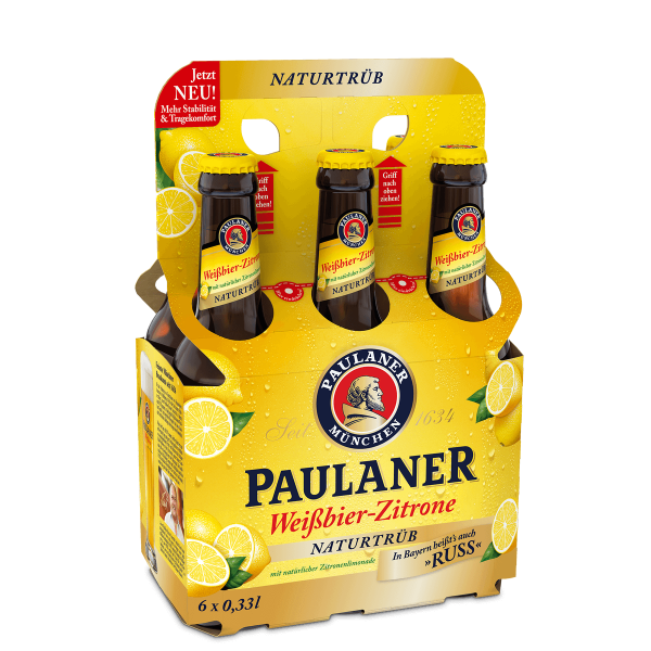 Bild von Paulaner Weißbier Zitrone Naturtrüb  6 x 0,33L