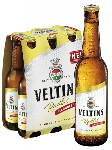 Bild von VELTINS Radler alkoholfrei  6 x 0,33L