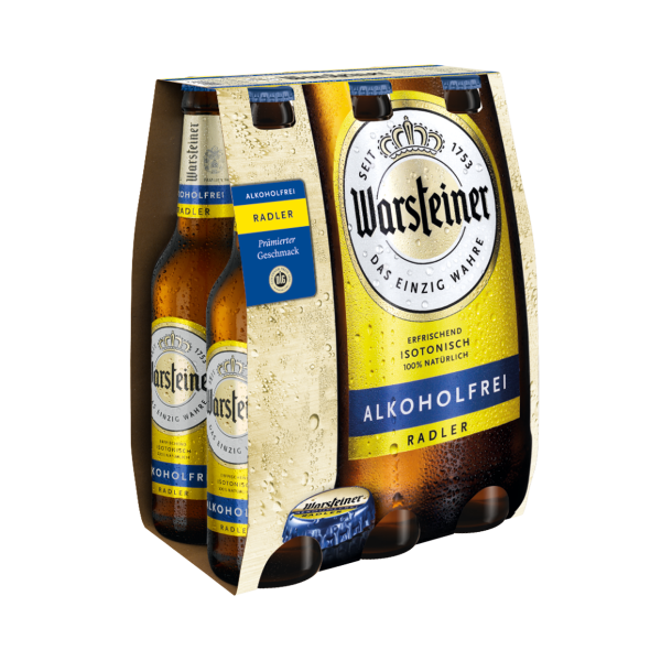 Bild von Warsteiner Radler alkfrei  6 x 0,33L