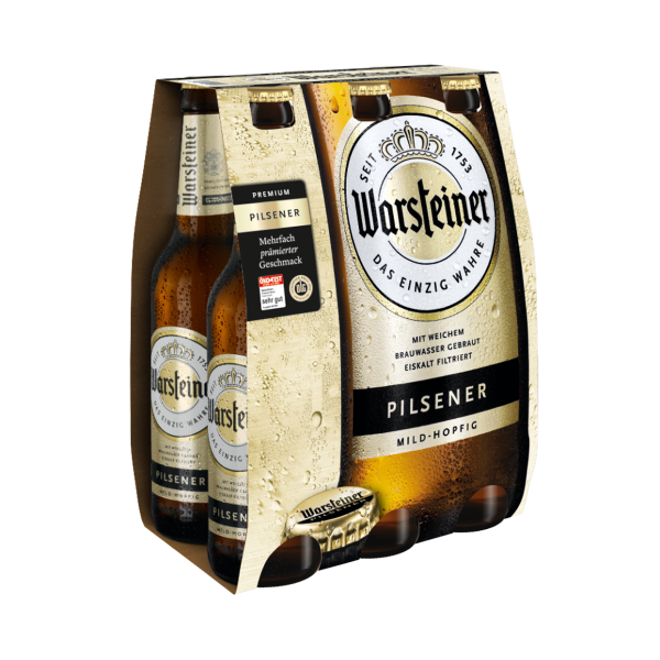 Bild von Warsteiner Premium Pilsener  6 x 0,33L