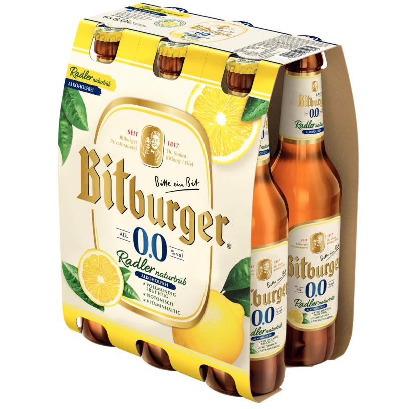 Bild von BITB.RADLER NTR.0,0%   6X0,33L