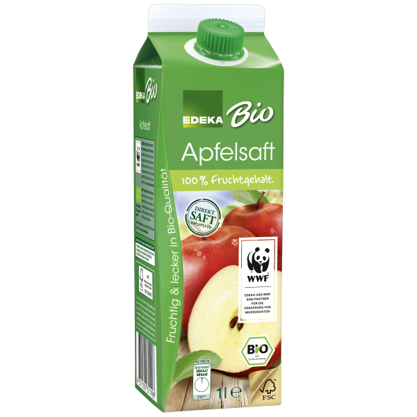Bild von Bio EDEKA Apfelsaft Direktsaft naturtrüb 1L