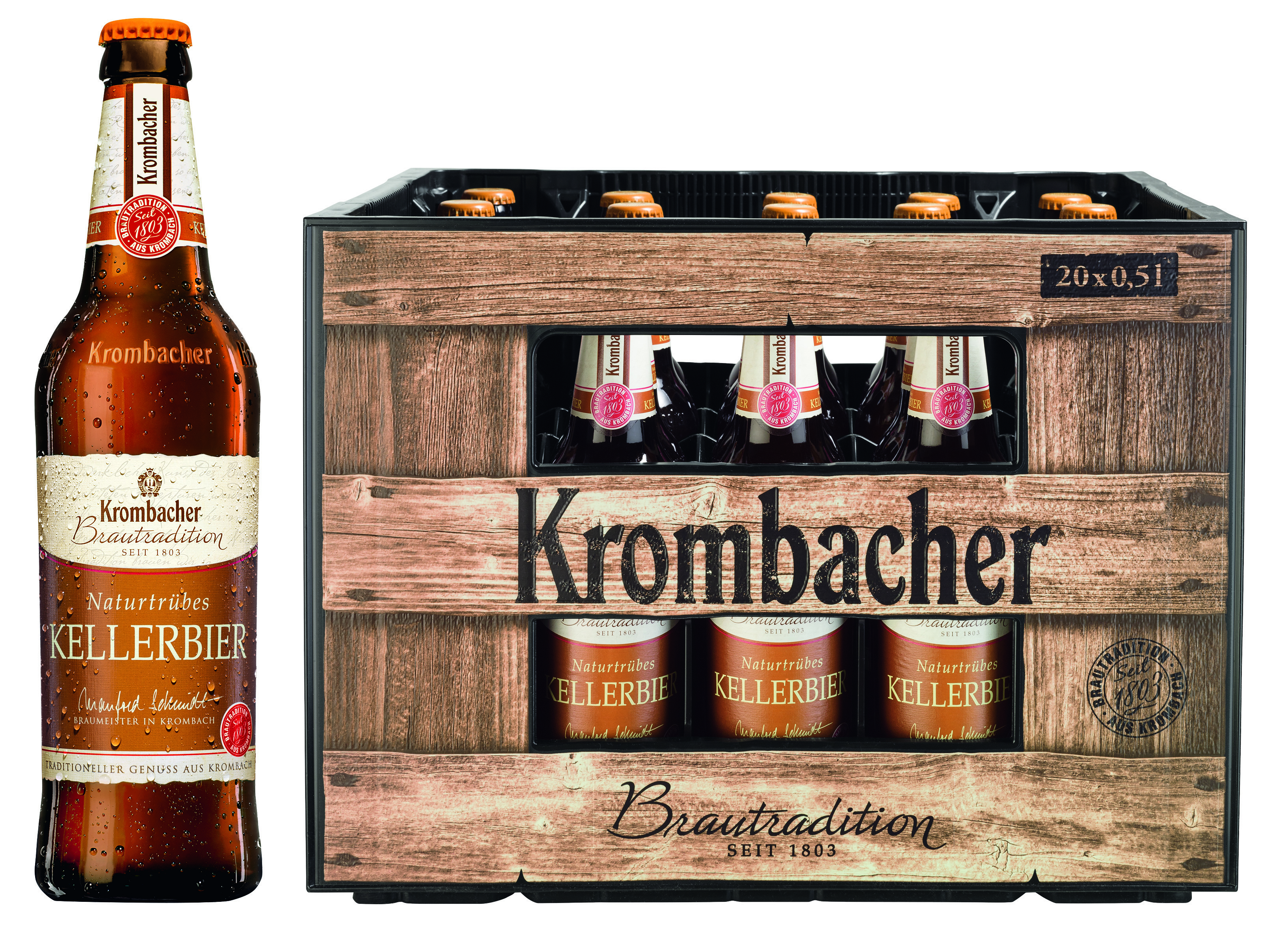 Bild von KROMB.NATURTR.KELLERB. 20X0,5L