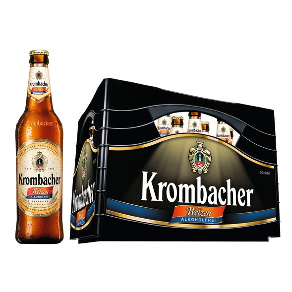 Bild von Kromb.weizen Alk.fr.20x0,5l Mw