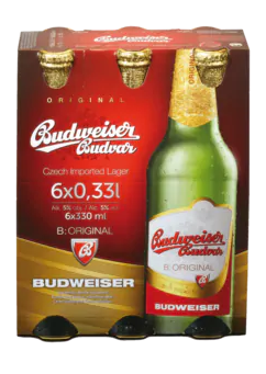Bild von BUDWEISER           6X0,33L PK