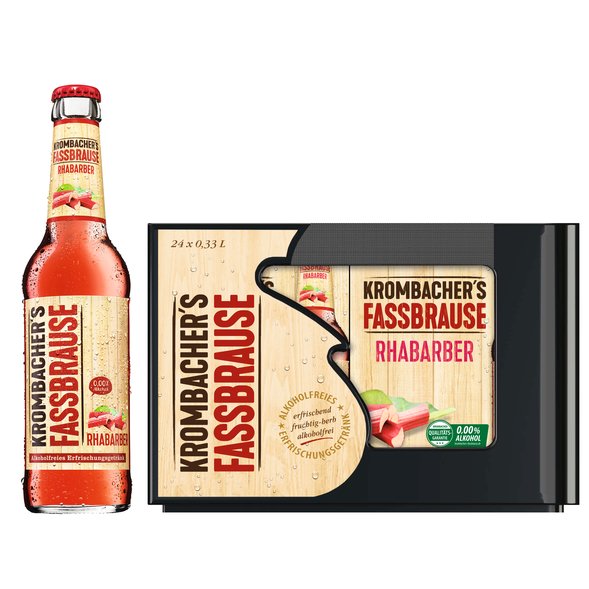 Bild von KROMB.FASSBR.RHABARB.4X6X0,33L