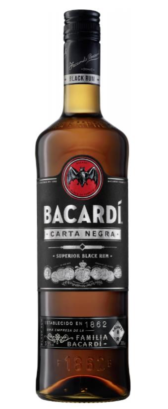 Bild von Bacardi Rum Carta Negra 37,5% 0,7l