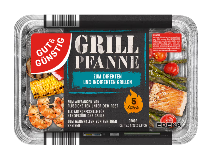 Bild von G&G Grillpfanne 5ST