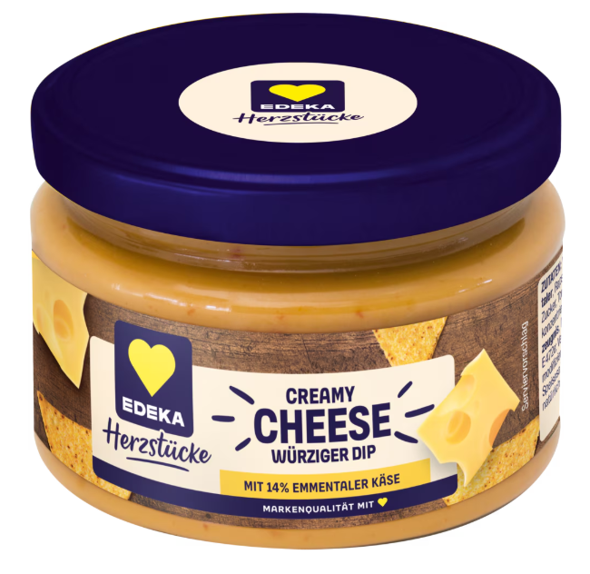 Bild von Herzstücke Käse Dip Emmentaler 245ml