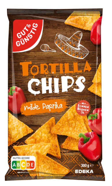 Bild von G&G Tortilla Chips Paprikageschmack 300g