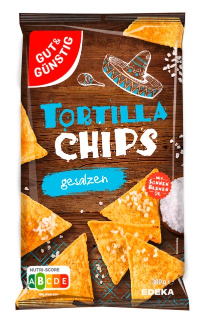 Bild von G&G Tortilla Chips Salzgeschmack 300g