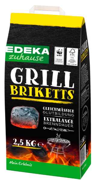 Bild von EZH Holzkohlebriketts 2,5kg