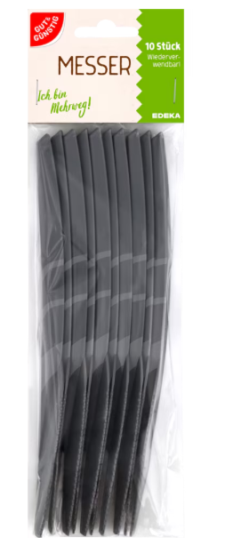 Bild von G&G Mehrweg Messer 10 Stk.