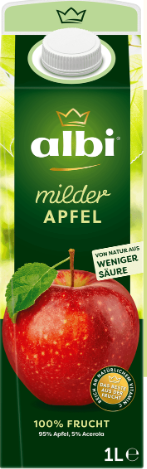 Bild von Albi milder Apfel 1l EW