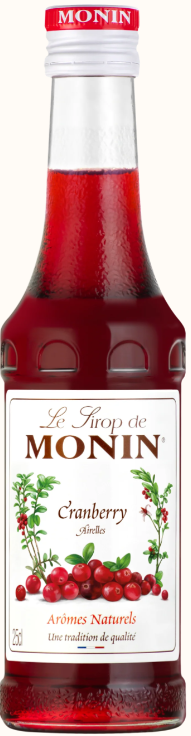 Bild von Monin Cranberry Sirup 0,25l