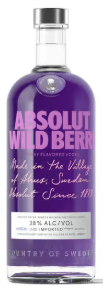 Bild von Absolut Vodka Wild Berri 38% 0,7l