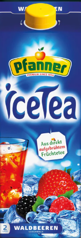 Bild von Pfanner Eistee Waldbeere 2l