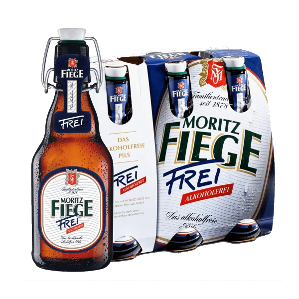 Bild von Fiege Frei alkoholfrei Bügelverschlussflasche  6 x 0,33L